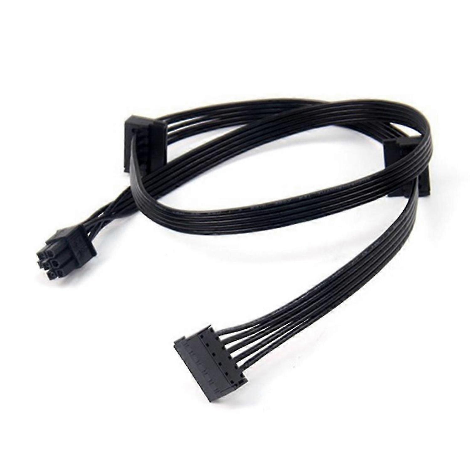 GPU PCI Express 6Pin Male 1 to 3 SATA SSD Power Supply Cable for CX850M CX750M CX600M CX500M CX430M