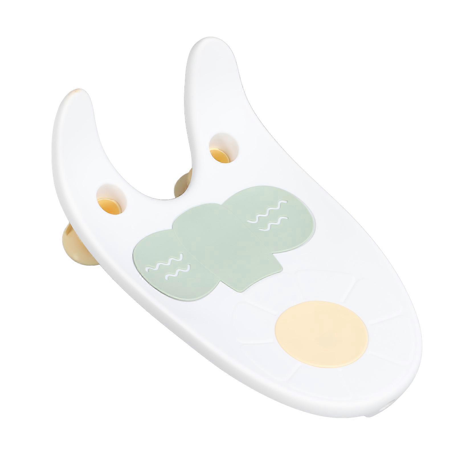 Baby Bath Support Adjustable Tilt Angle with Drain Holes White