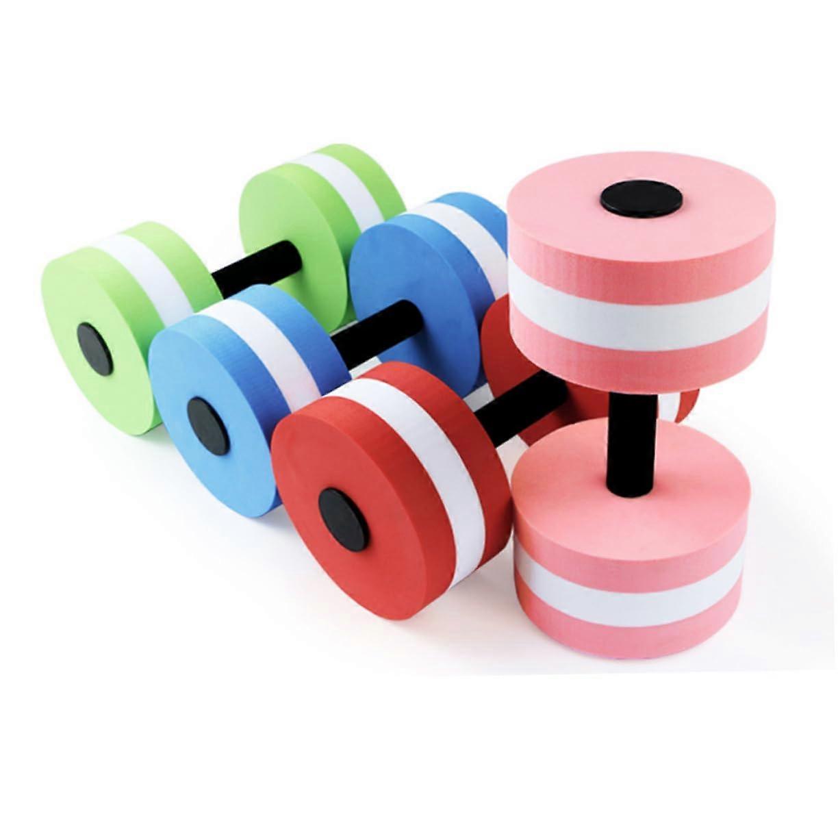Fitness Barbell Dumbbells for Water Fitness Foam Dumbbells for Aerobic Exercises