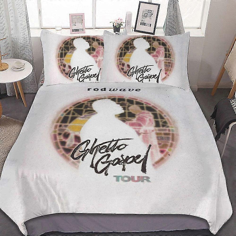3D Printed Lightweight Microfiber Bedding Set, 3 Piece Comforter Set with Duvet Cover and Pillow Shams for Kids