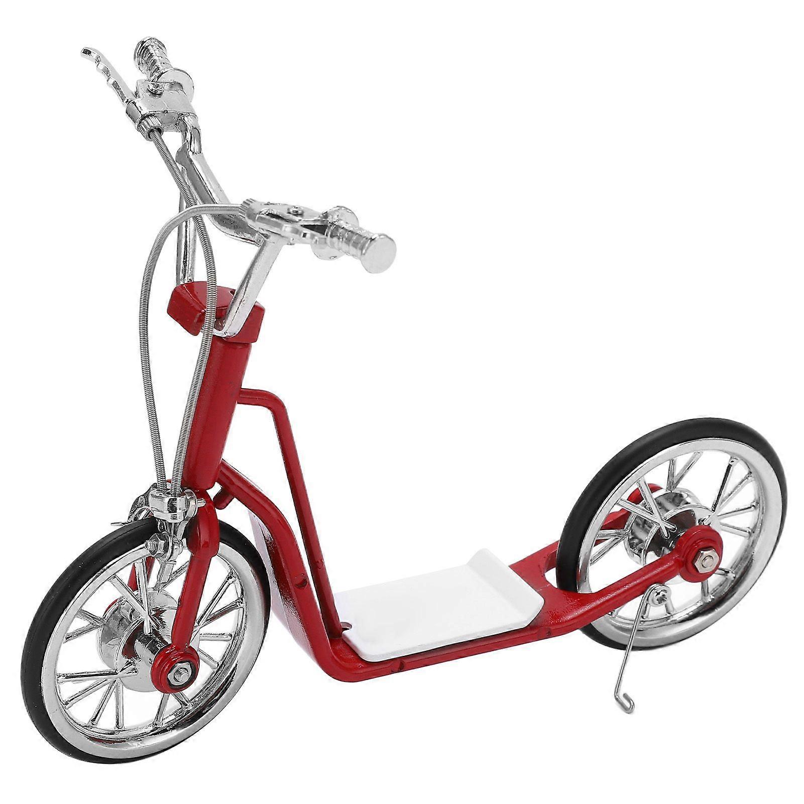 2025 Latest Model Red Model Scooter 1:10 Scale Sturdy Alloy Exquisite Colors