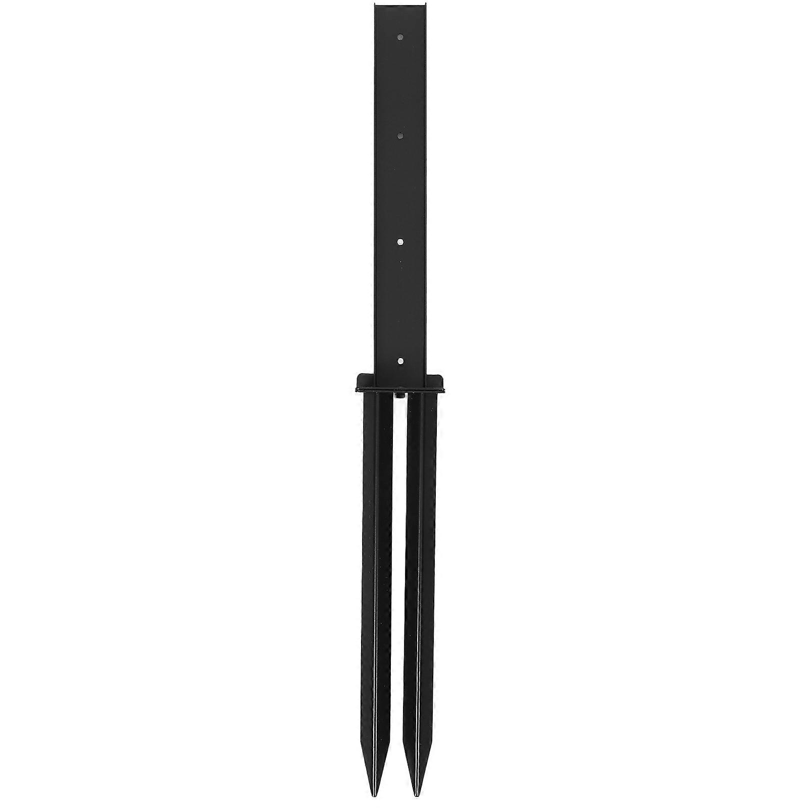 Fence Post Repair Stake Heavy Duty Metal Fixing Device Sleek Design For Homeowners 1Set