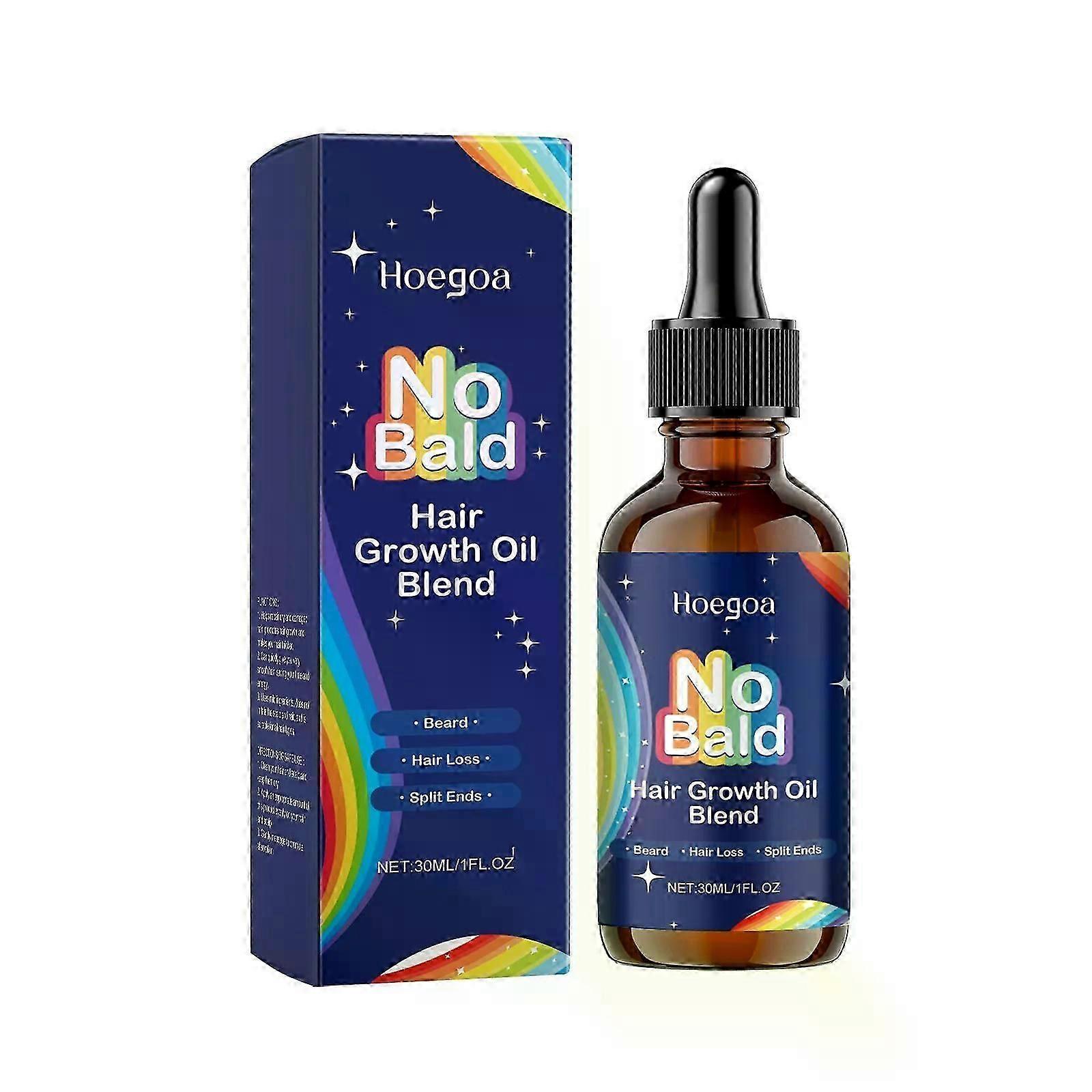 زيت نمو الشعر No Bald 3 في 1 ، زيت للشعر الجاف والتالف ، زيت الترطيب العميق للشعر ، زيت الشعر لجميع أنواع الشعر ، زيت نمو الشعر