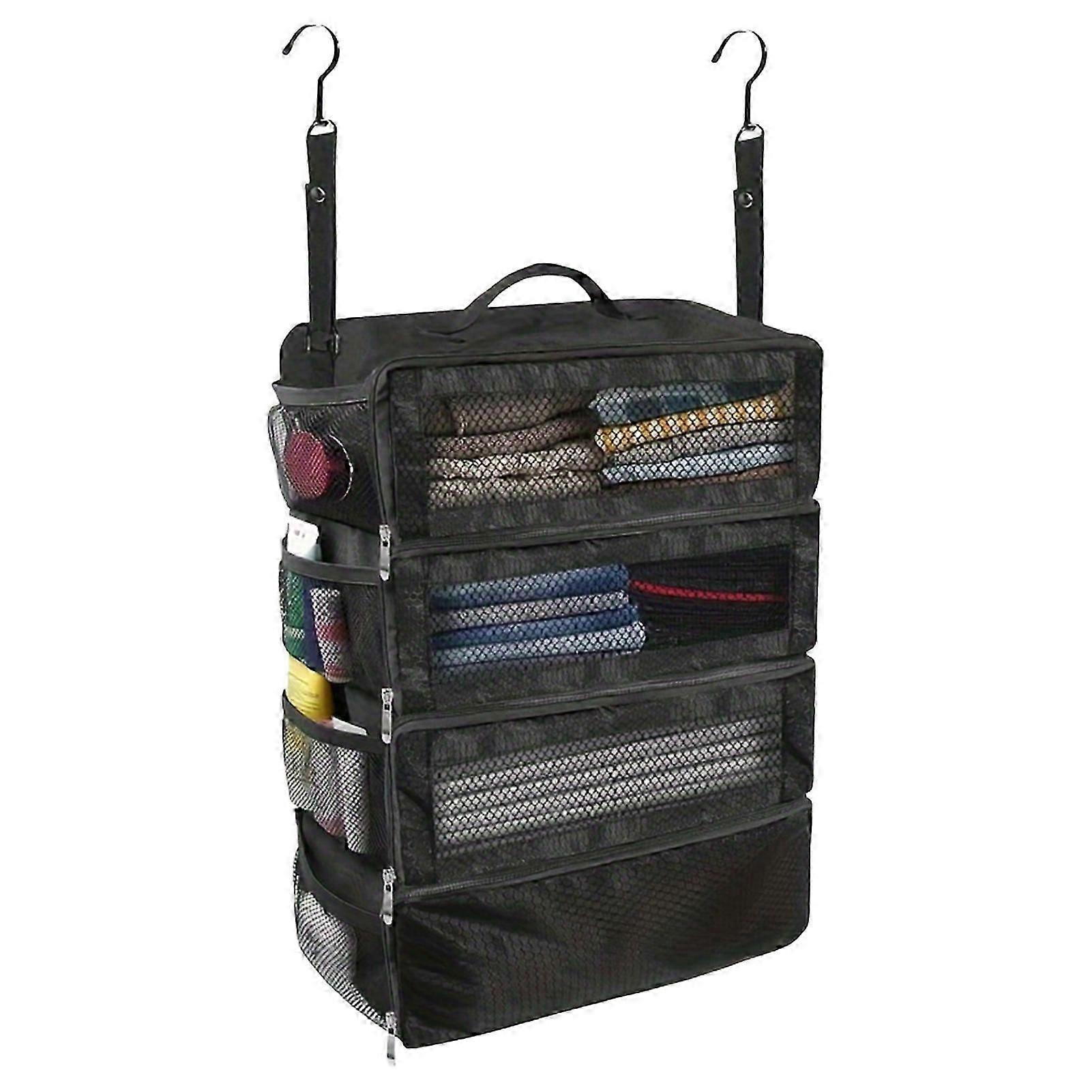 ハンギングキャリーオンオーガナイザー旅行必需品用の大容量ハンギングラゲッジオーガナイザー