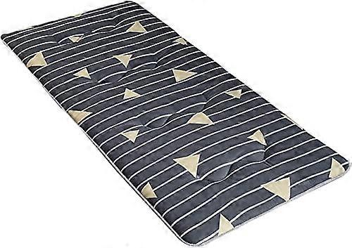 Futon mattress for adults, portable, thick, for floor, foldable guest bed for dormitory, camping or car, 1.2*2.0m