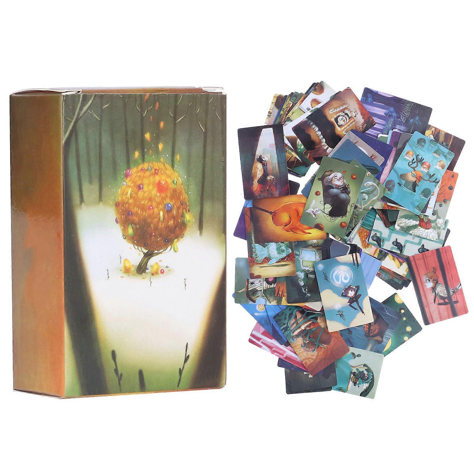 Unique Pattern Tarot Cards Deck Fate Divination Tarot Card Set Future Telling Board Game