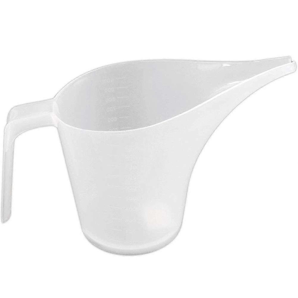 Plastik Trichterkrug 1000 Ml Transparent Messbecher Mit Skalenspitze Für Marmelade Und Sirup Teigauslauf
