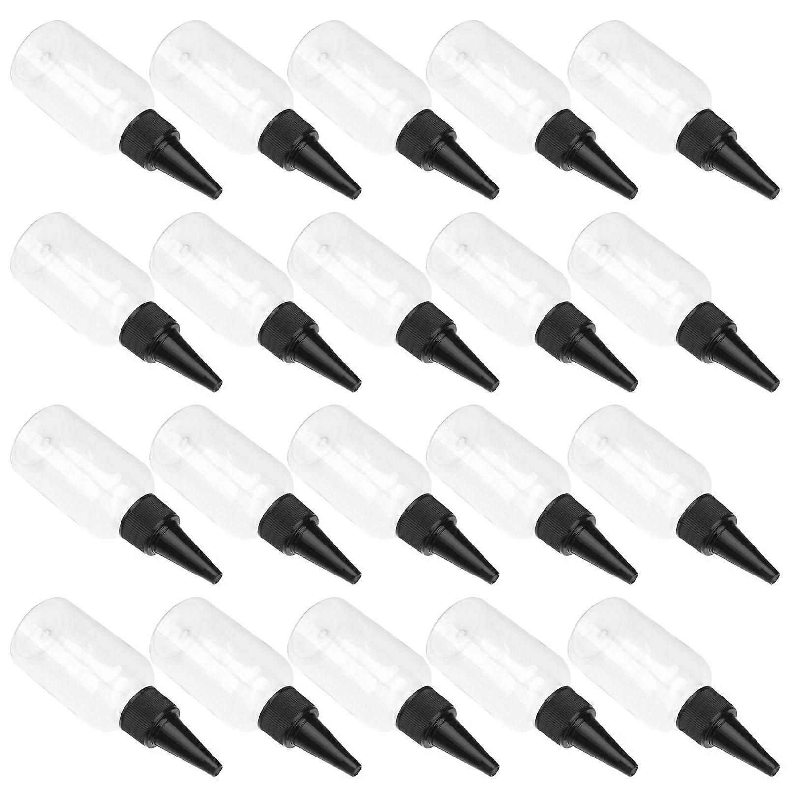 20Pcs Squeeze Bottles for Storage PET PP Material 50ml