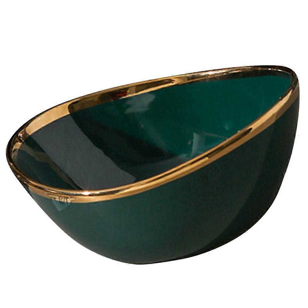 Ceramic Fruit Bowl For Kitchen Counter Decorative Multi Purpose 1Set