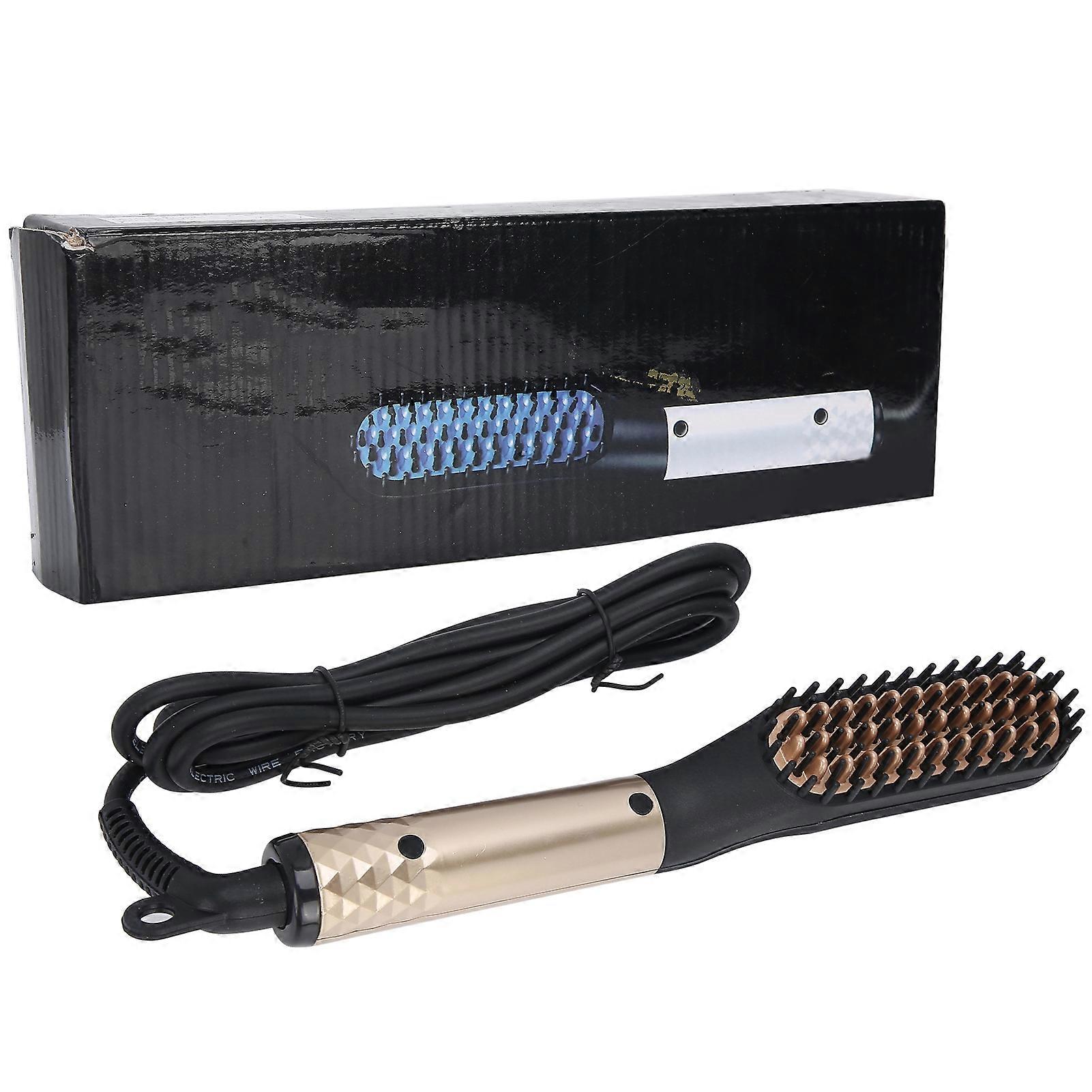Portable Electric Beard Straightener Comb 110-240V EU Plug
