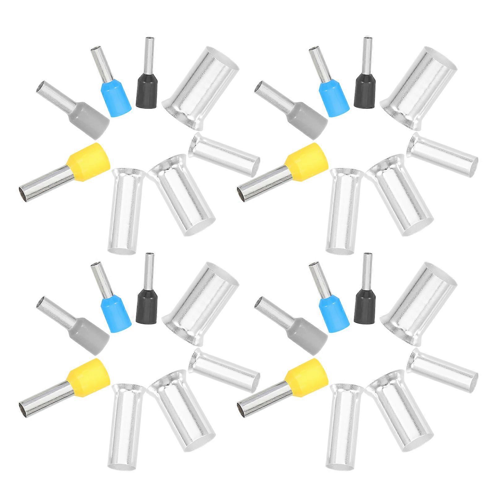 390pcs Tinned Copper Crimp Connectors for Electrical Use with Insulated Terminals