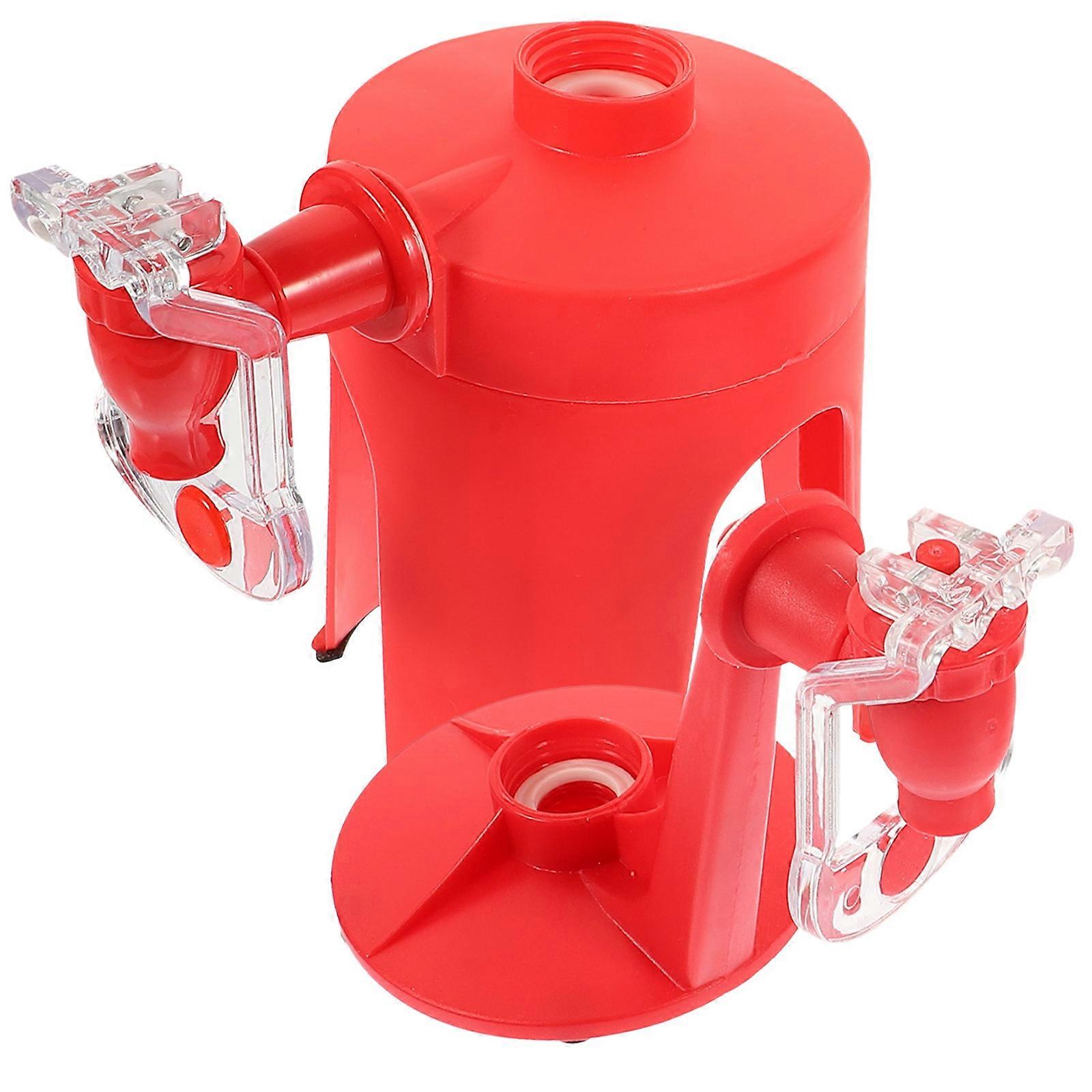Press Down Drinks Dispenser Practical For Home Use Manual Operation 14X12.5X12.5CM 2Pcs