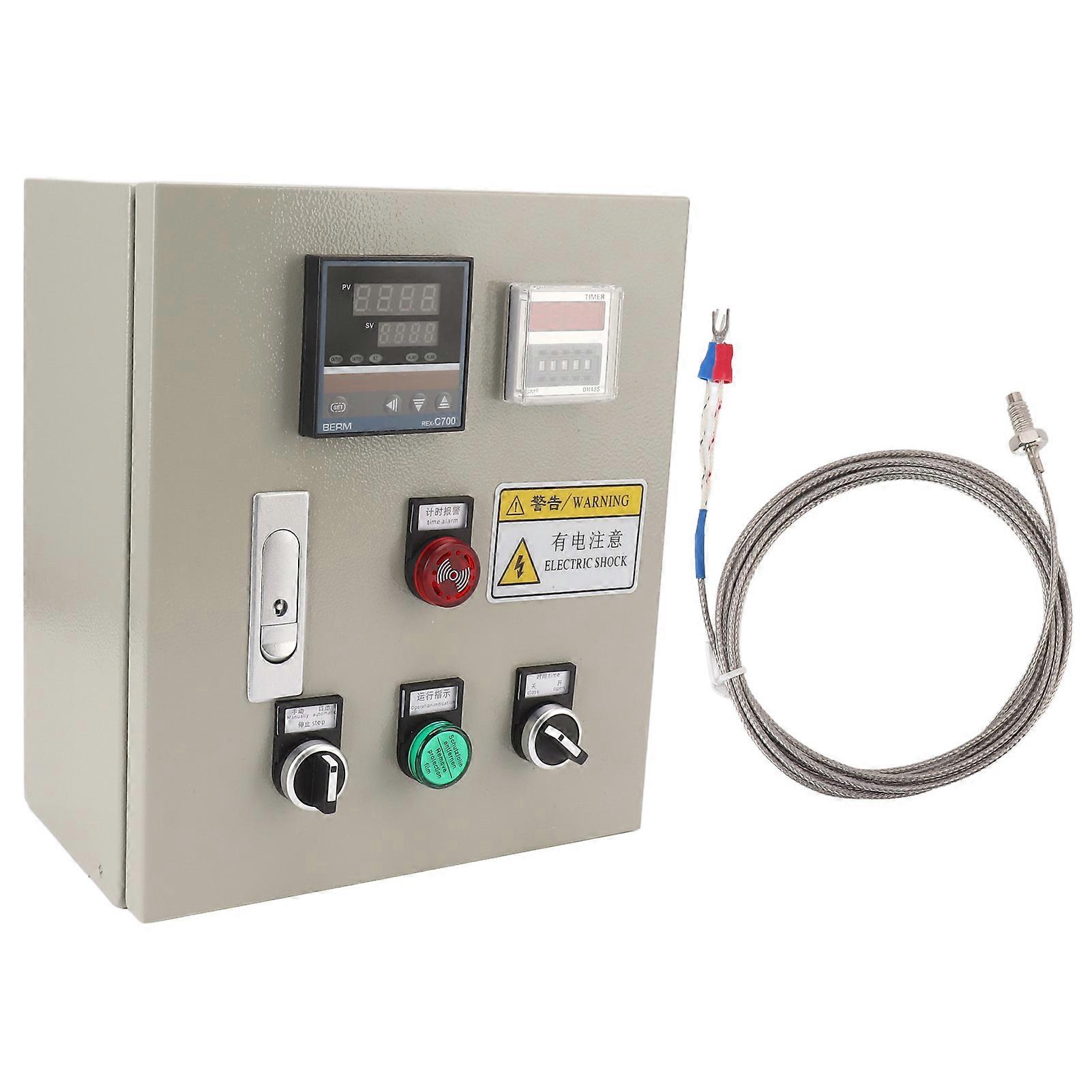Temperature Controller 0‑400℃ Digital PID Temp Control 380V AC 15KW with Thermocouple