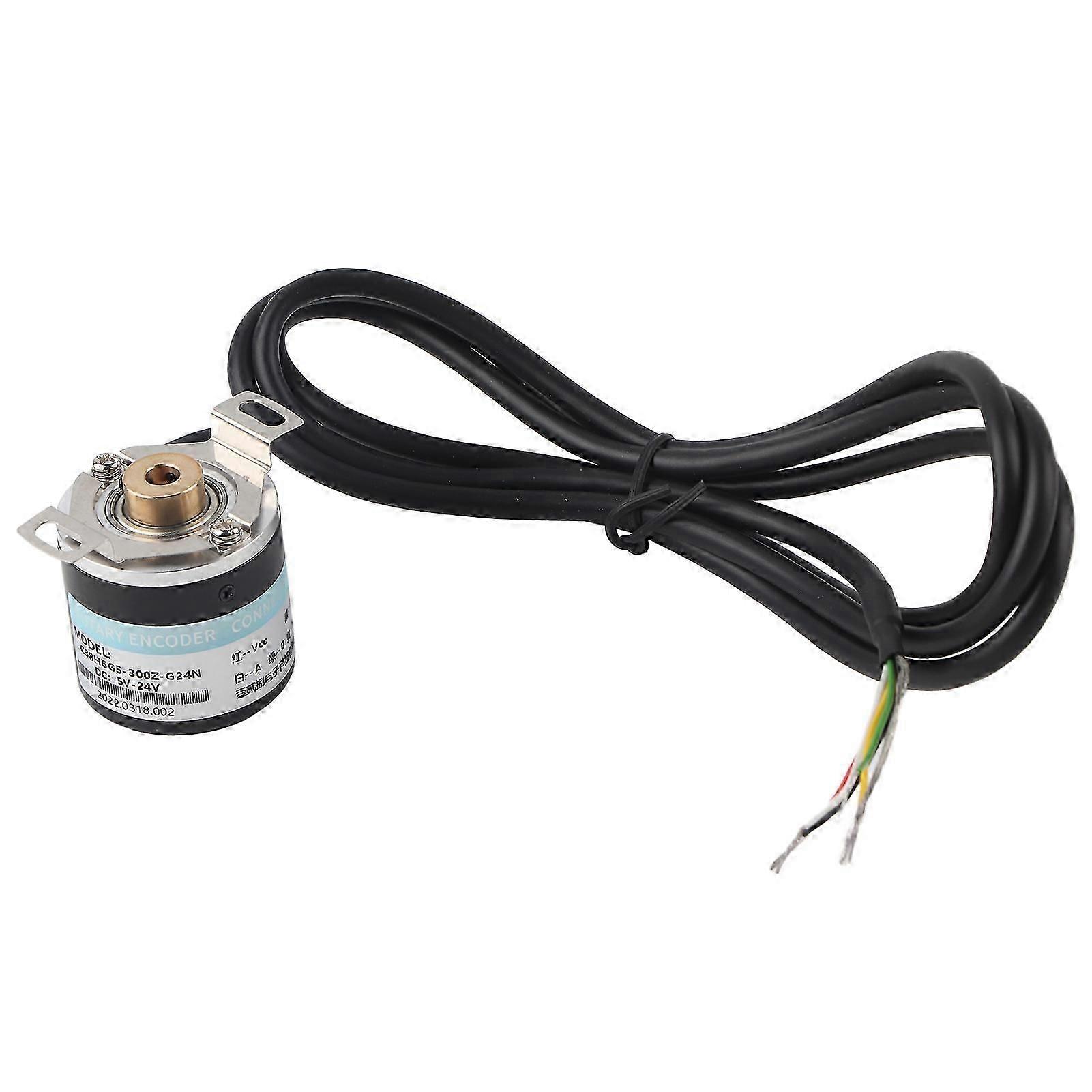 ABZエンコーダインクリメンタル3相半中空軸6mmモーター減速機DC524V(C38S6G5300ZG24N)