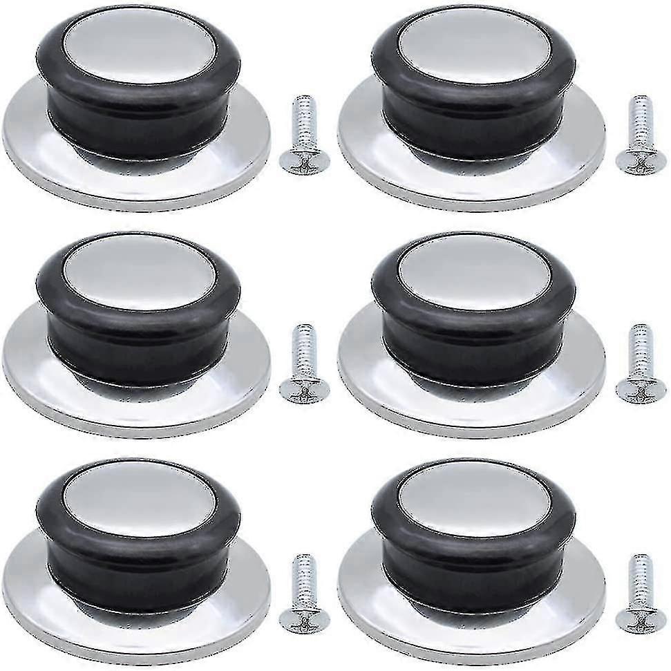 6 Stück hitzebeständiger Topfdeckelknopf Ersatzgriffgriff Griff für Topfdeckel Pfannendeckel Kochgeschirr Topfdeckelgriff Ersatzdeckelknöpfe für zu Hause