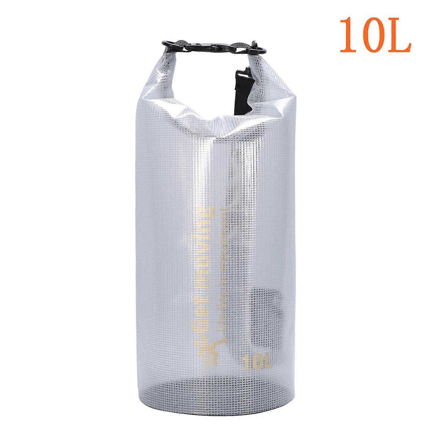 10L 500D PVC עמיד למים יבש תיק חיצוני נהר טרקים שחייה מתקפל חבית תיק עם 1 כתף 