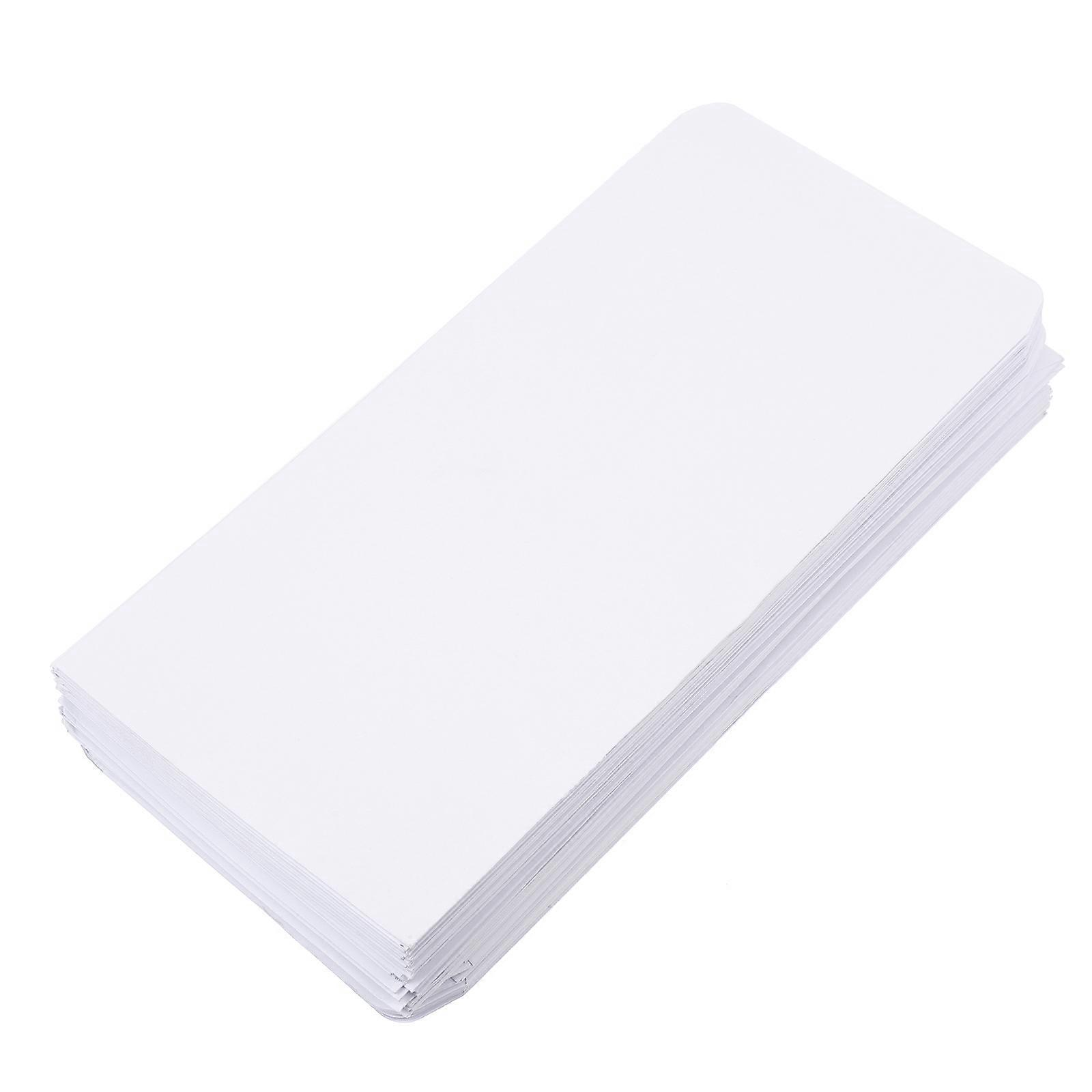 White Paper Envelopes for Storage Use Made of Thickened Material Ideal for Home and School 100 Pieces