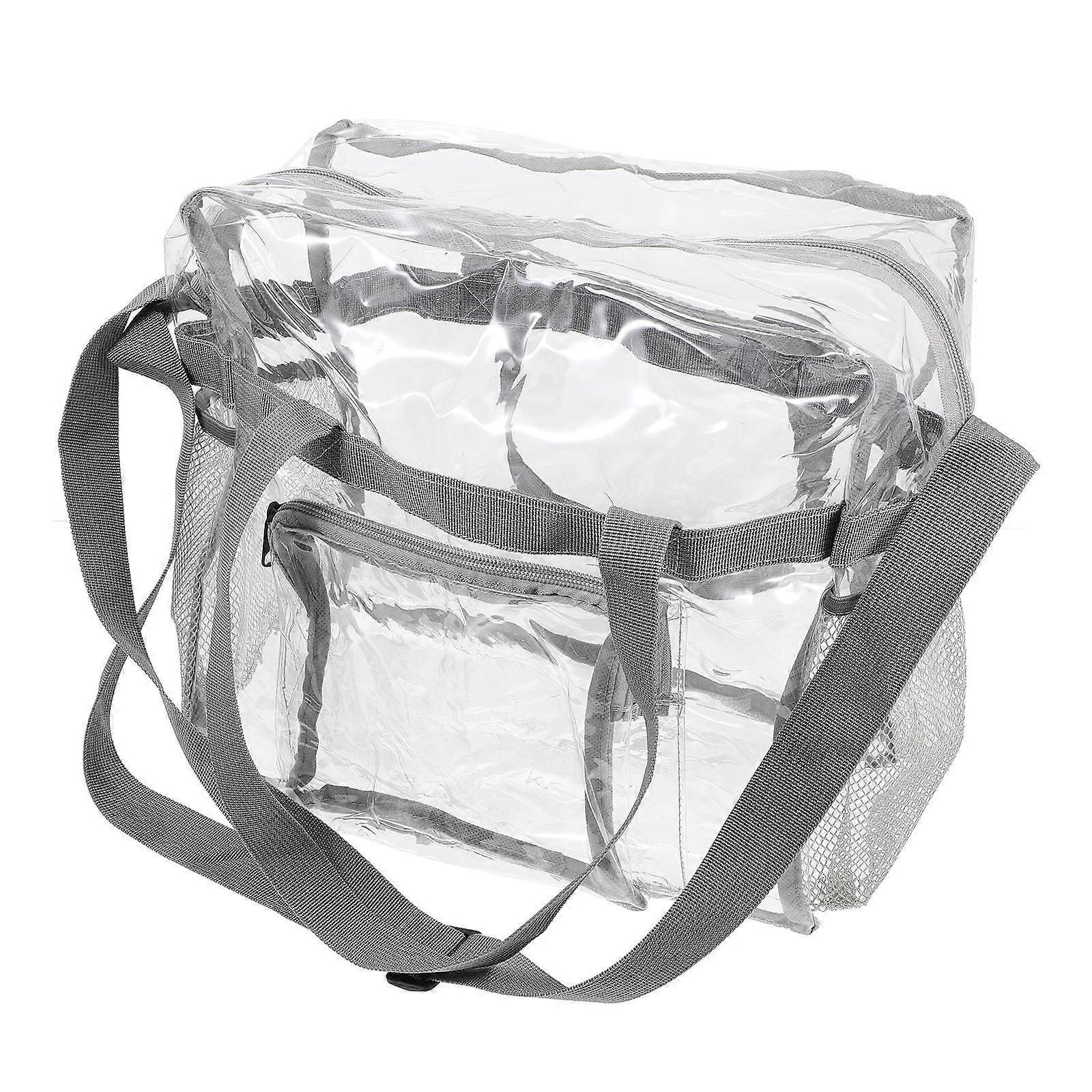 Lightweight Transparent Crossbody Beach Bag for Daily Use, Versatile Shoulder Bag Design