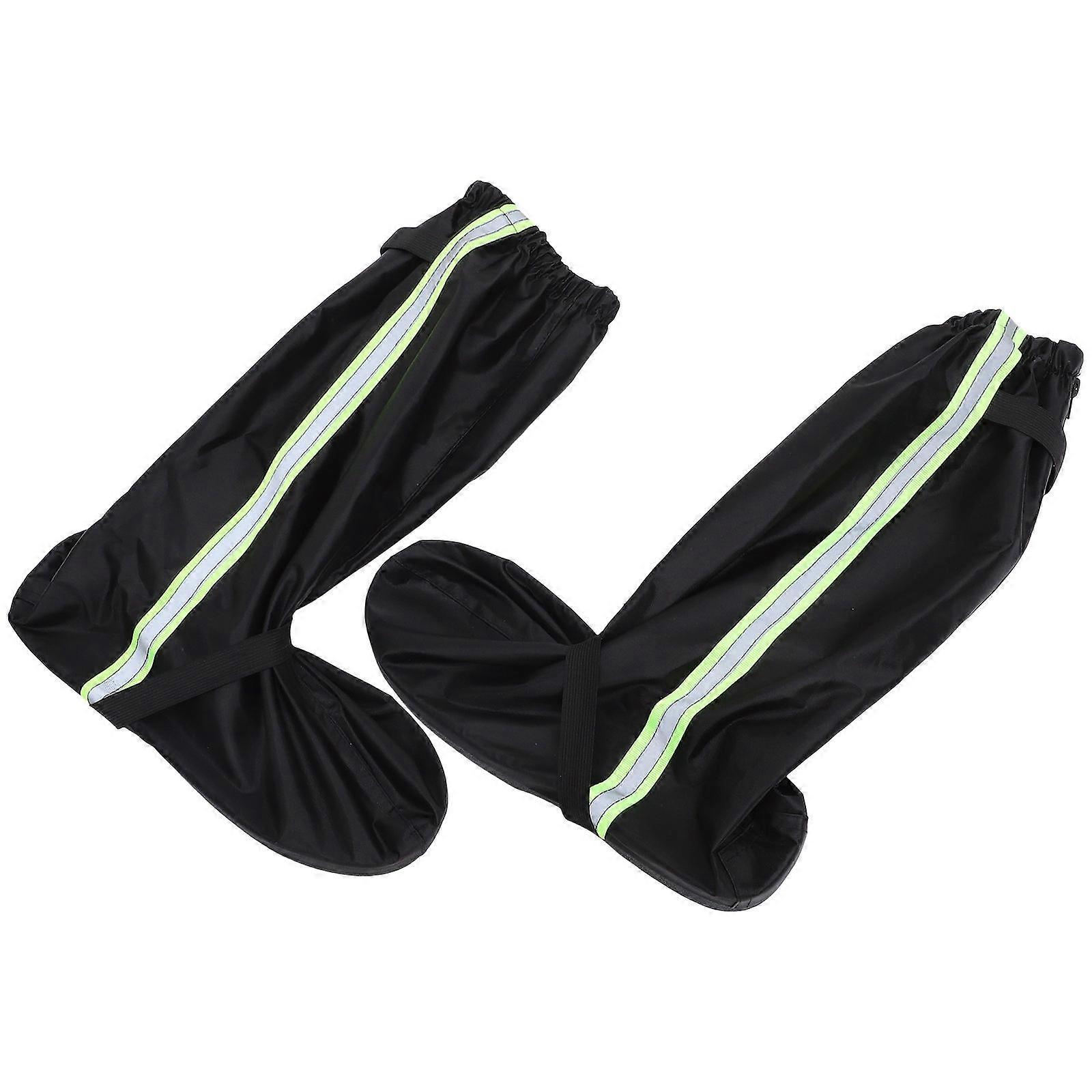 Waterproof Boot Cover Reflective Design Shoe Protector Covers Oxford Cloth For Travel Fishing Beach Xl 1Pair