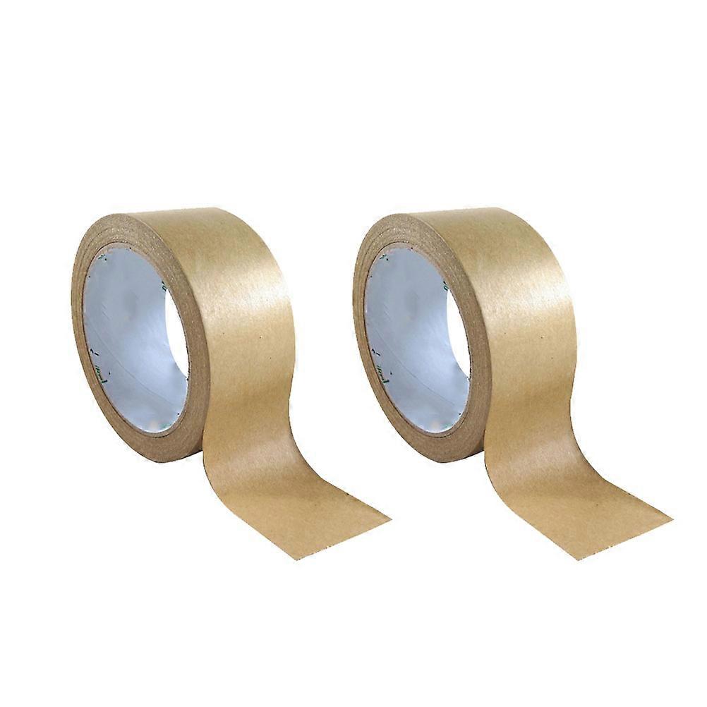 Crafting Tape Decorative Kraft Tape Solvent Resistant Stationery Craft Supplies Khaki 2 Rolls