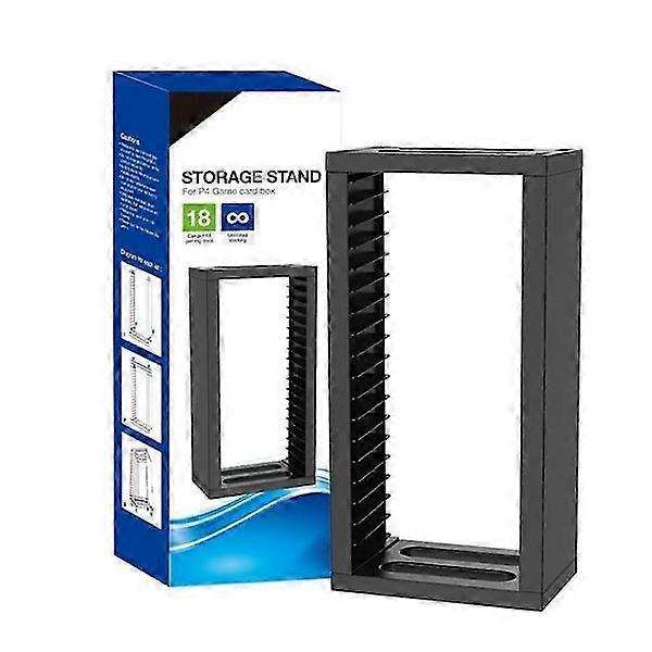Multifunktionaler Disic Storage Tower Game Discs Halter Vertikaler Ständer 18 Game Discs Zubehör