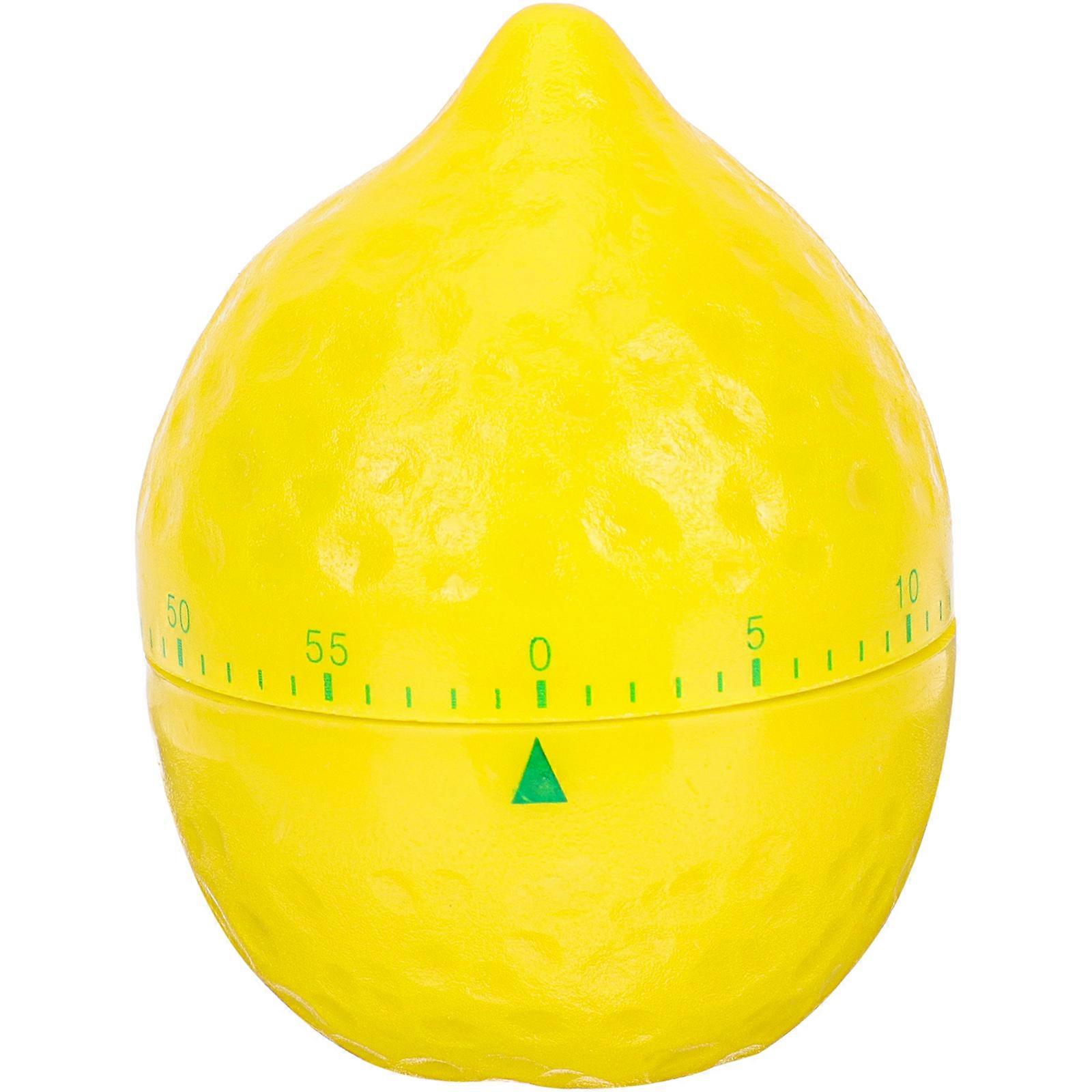 Lemon Shaped Mechanical Kitchen Timer Countdown For Cooking Baking Study Simple Manual Operation And Practical Household Timer For Management