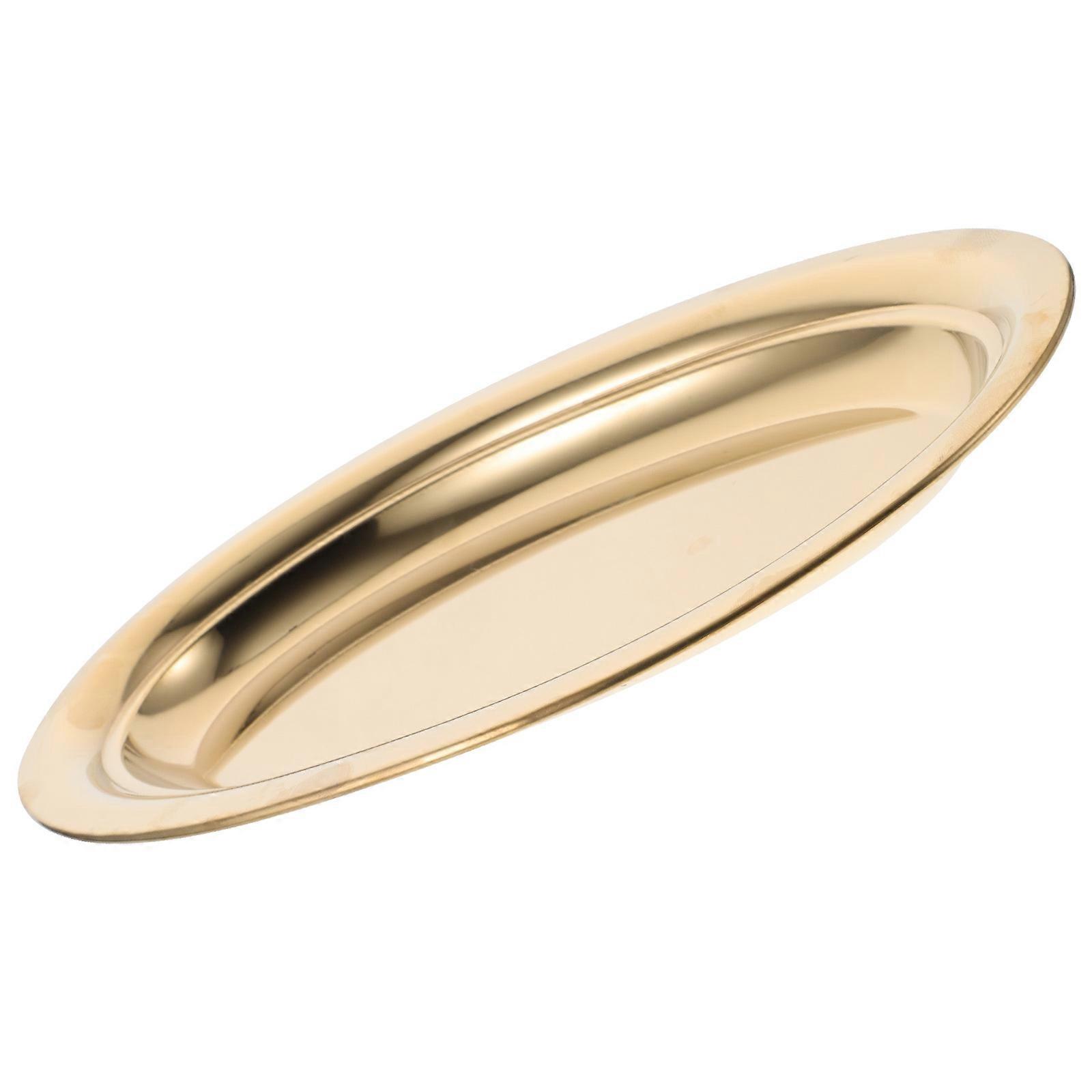 Outdoor Dinner Plates For Use Simple Shape Rustproof 1Pcs