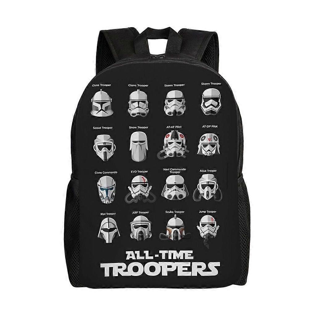 Stormtrooper Backpack Teenager School Bag Canvas Notebook Backpack Bag Unisex-hjka2429