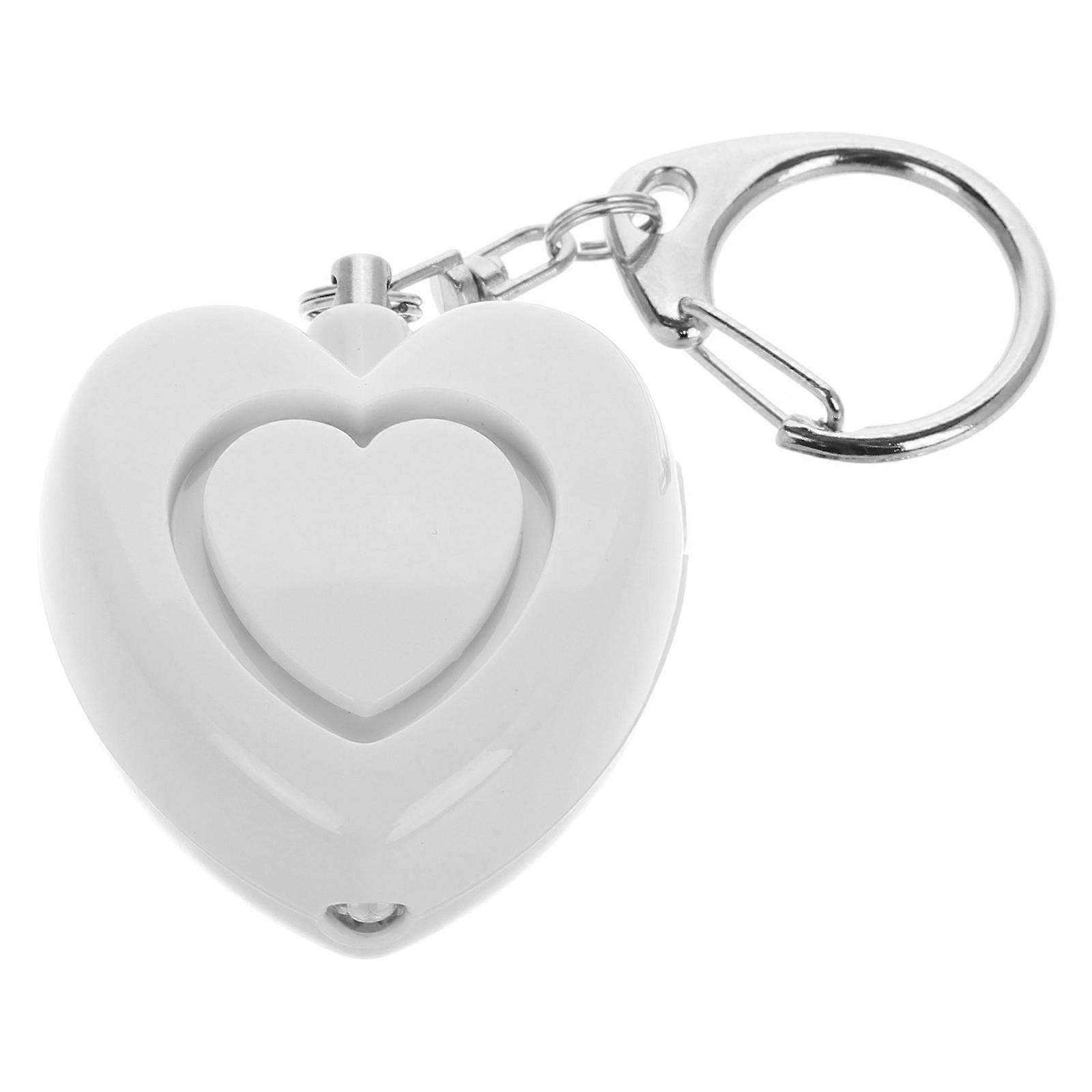 The **Heart Shaped Keychain Personal Alarm with LED Light** is a compact, portable safety device designed primarily for women, but useful for anyone