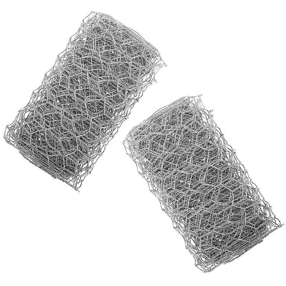 Gardening Wire Chicken Fencing Netting Livestock Breeding Galvanized Iron 39.30X3.93X0.39in Corrosion-resistant 2Pcs