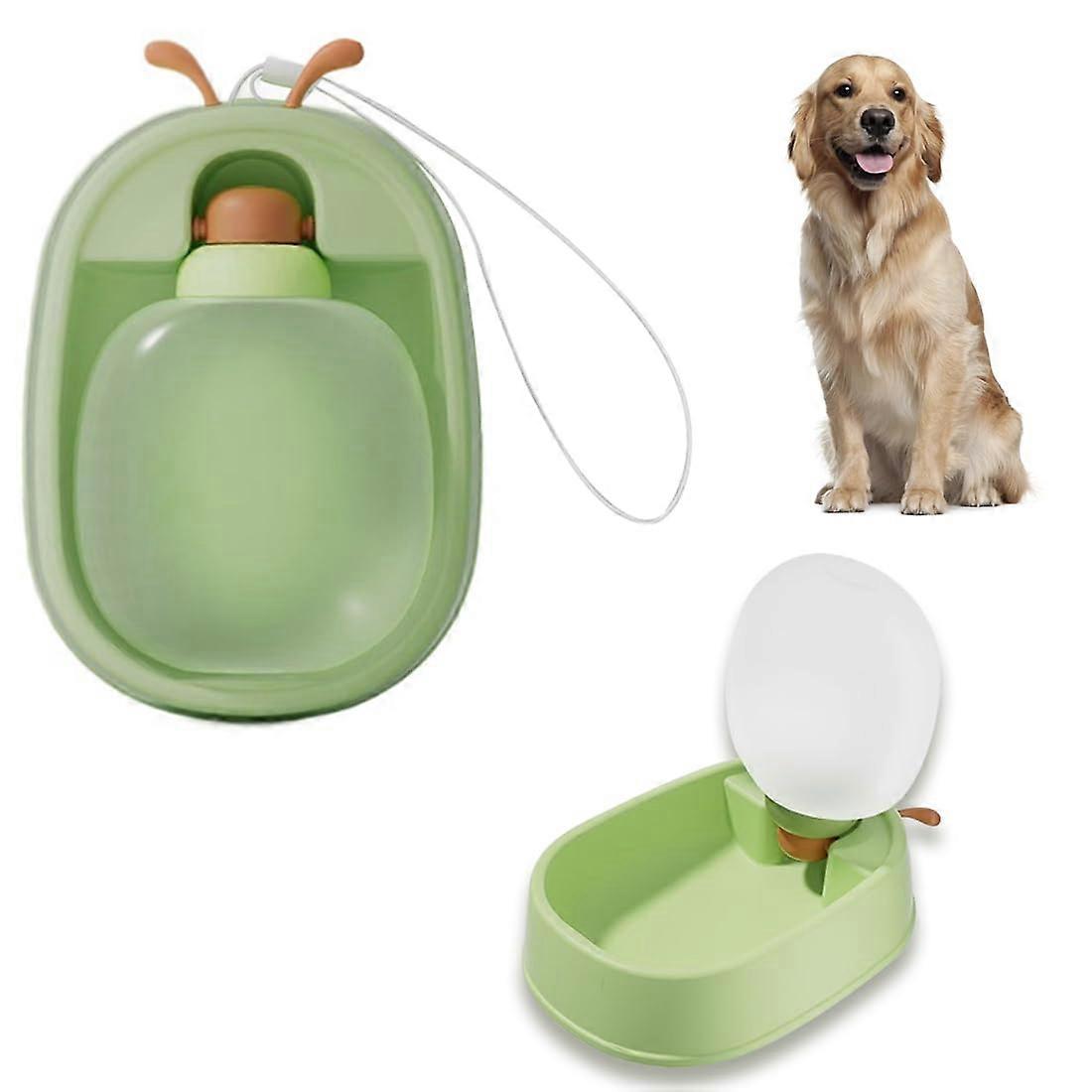 Portable Dog Water Bottle For Travel 500ml 14x21cm PP+PE+PET Materials On-The-Go Hydration