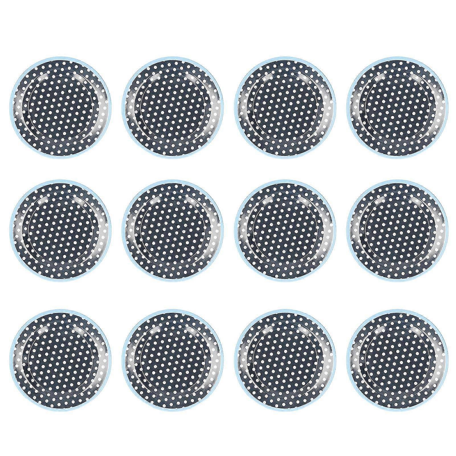 12PCS High-Grade Imitation Porcelain Salad Plates Set - Stylish Dinnerware Tableware for Home Dining Use