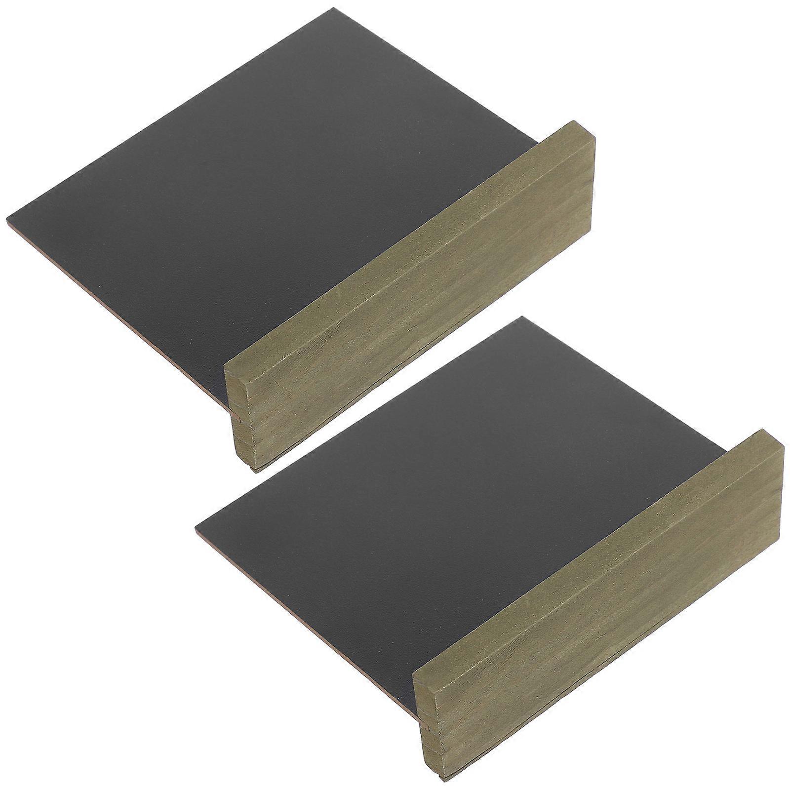 Rectangular Wooden Message Board For Retail Environments Home Decoration Versatile Functionality 2Pcs