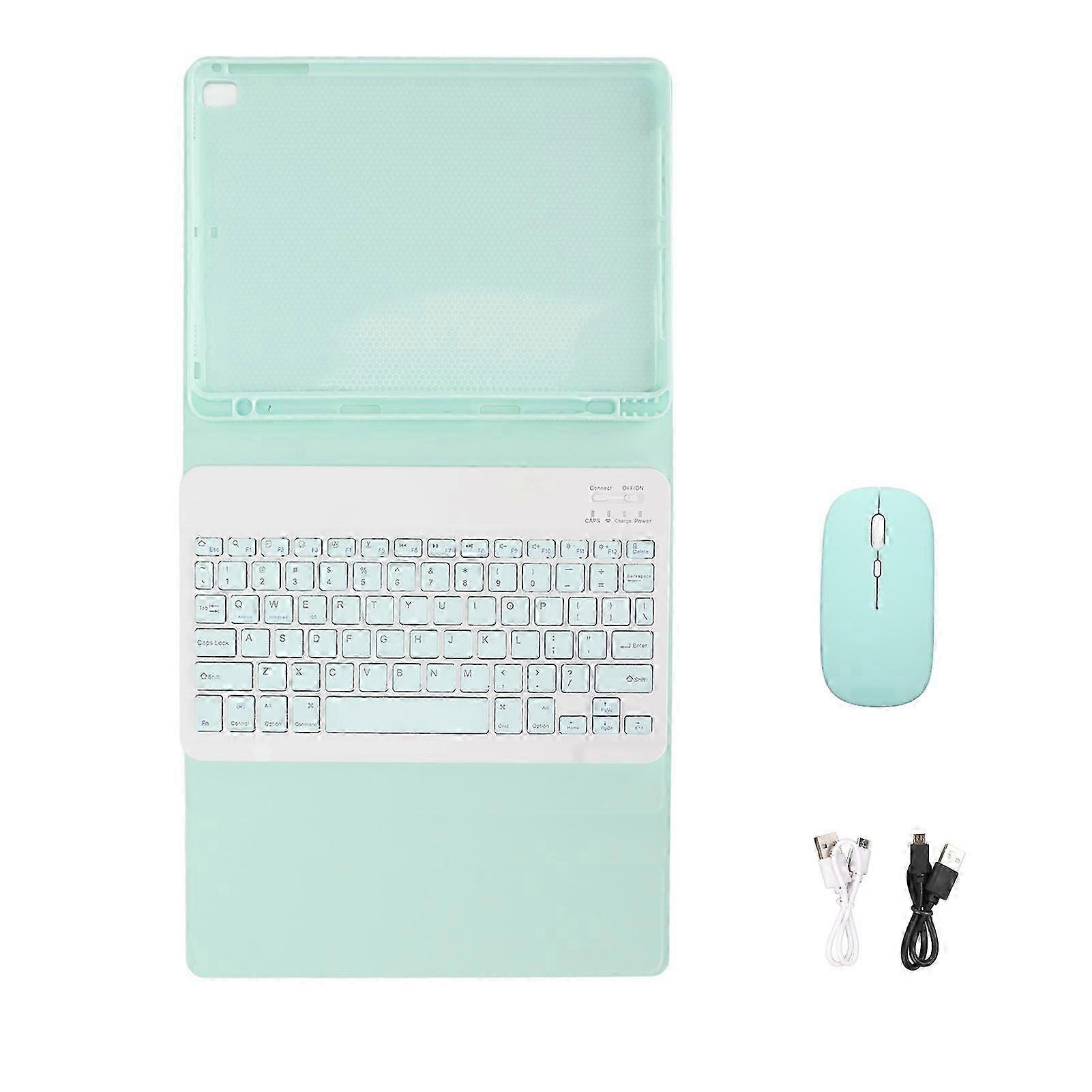 Complete iPad 9.7 Air Protective Case with Keyboard - Green Variant
