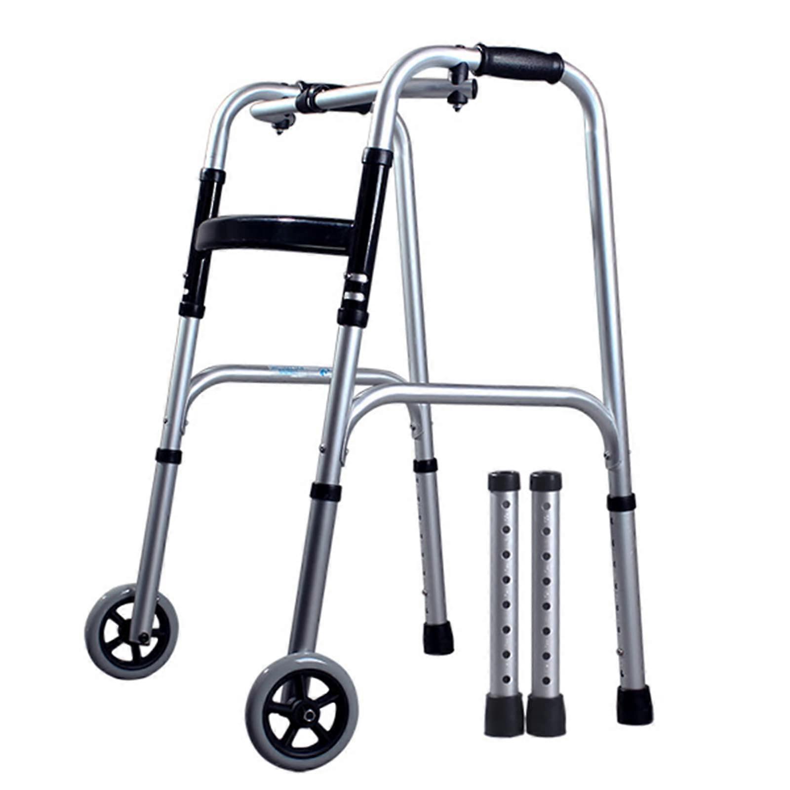 Lightweight, foldable walker for seniors, rollator, adjustable mobility aids