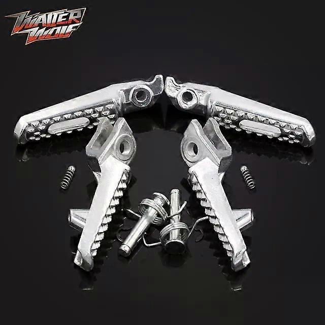 Front Rear Foot Pegs Rest Pedal Fit For HONDA CB1000R CBR 600 F4I 1000 R 900 600RR 2007 Accessories Motorcycle Footrests