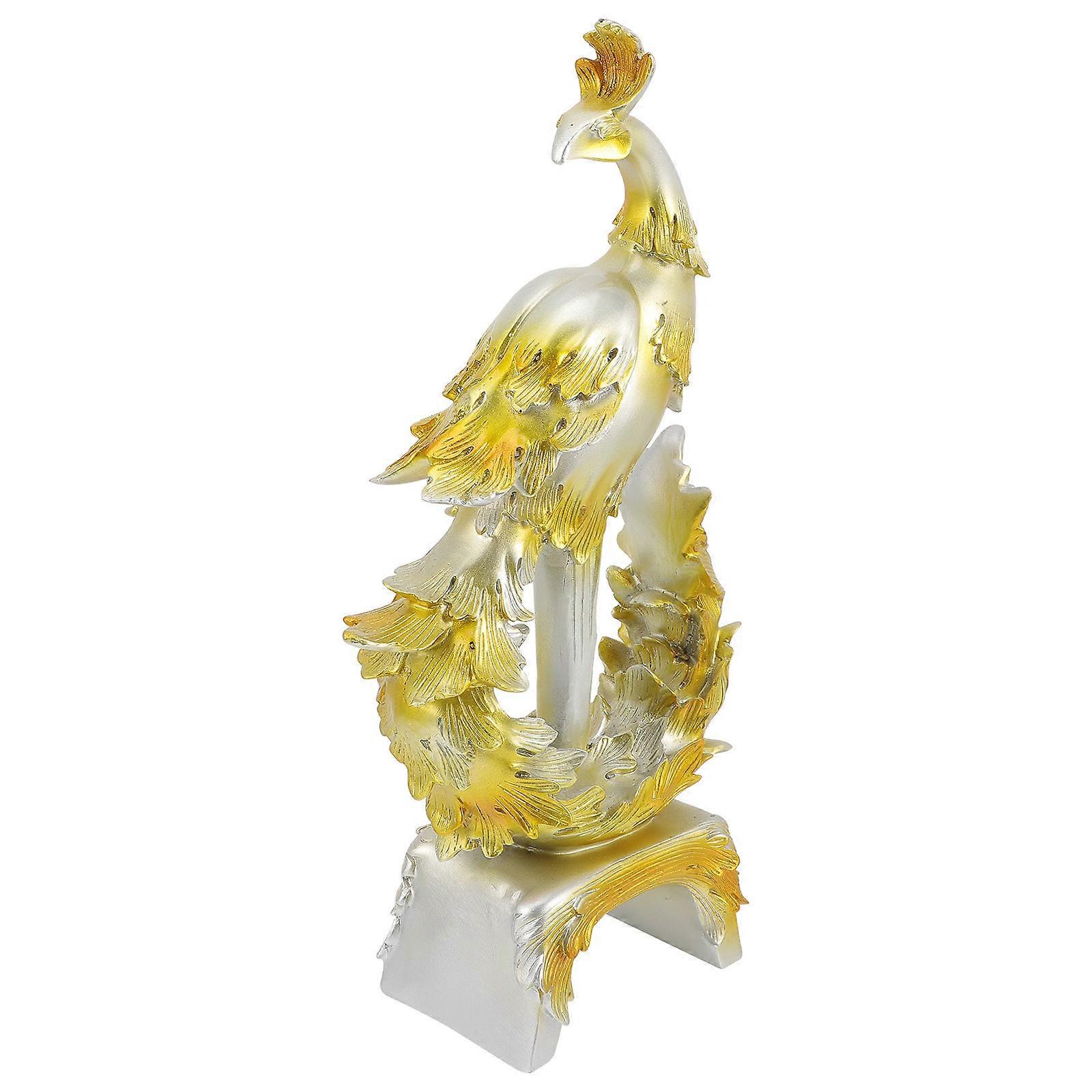 Creative Resin Statue, Practical Phoenix Ornament for Indoor Decoration