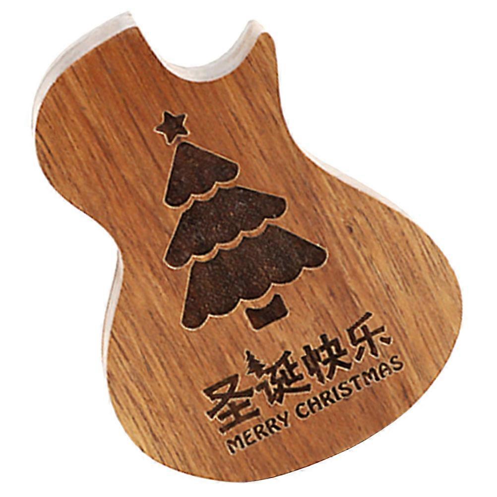 Functional Wooden Pick Case with Guitar Design, Reliable and Aesthetic Appeal