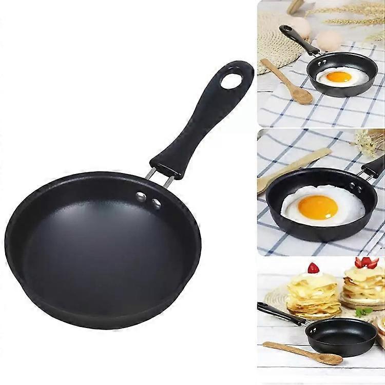 Mini Egg Frying Panpure Non-Stick Flat Bottom Pan Multicooker 12cm