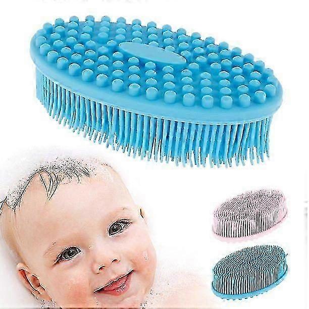Versatile Silicone Bath Bubble Brush for Exfoliating, Massaging & Deep Cleansing