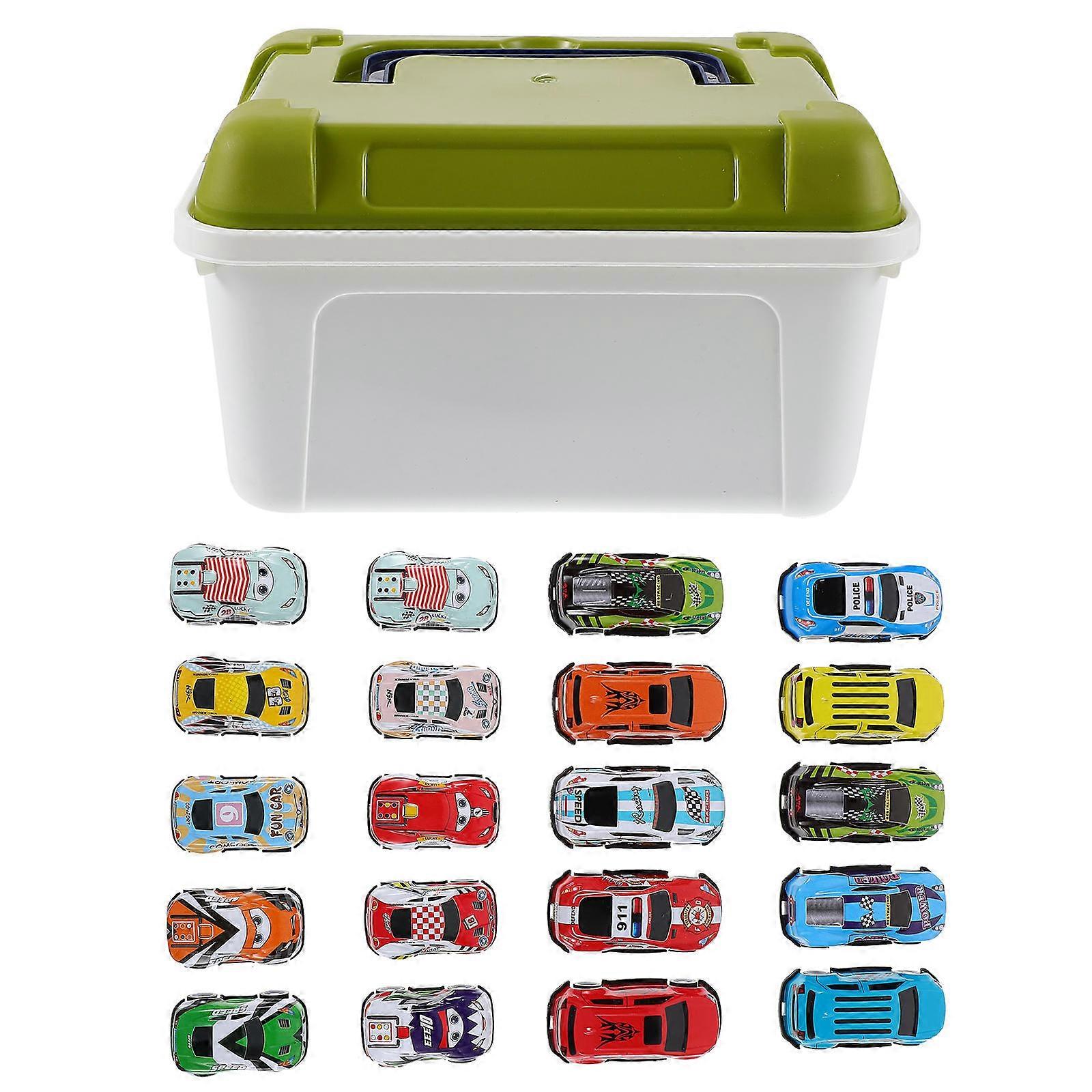 Pull Back Set Of Mini Toy Car Models For Kids And Toddlers In Assorted Color Featuring Fun Pull Back Function