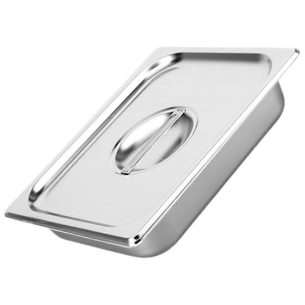 Rectangle Serving Pan 3.9L Made Of Stainless Steel For Food Storage Perfect For Buffet Tray 1 Set