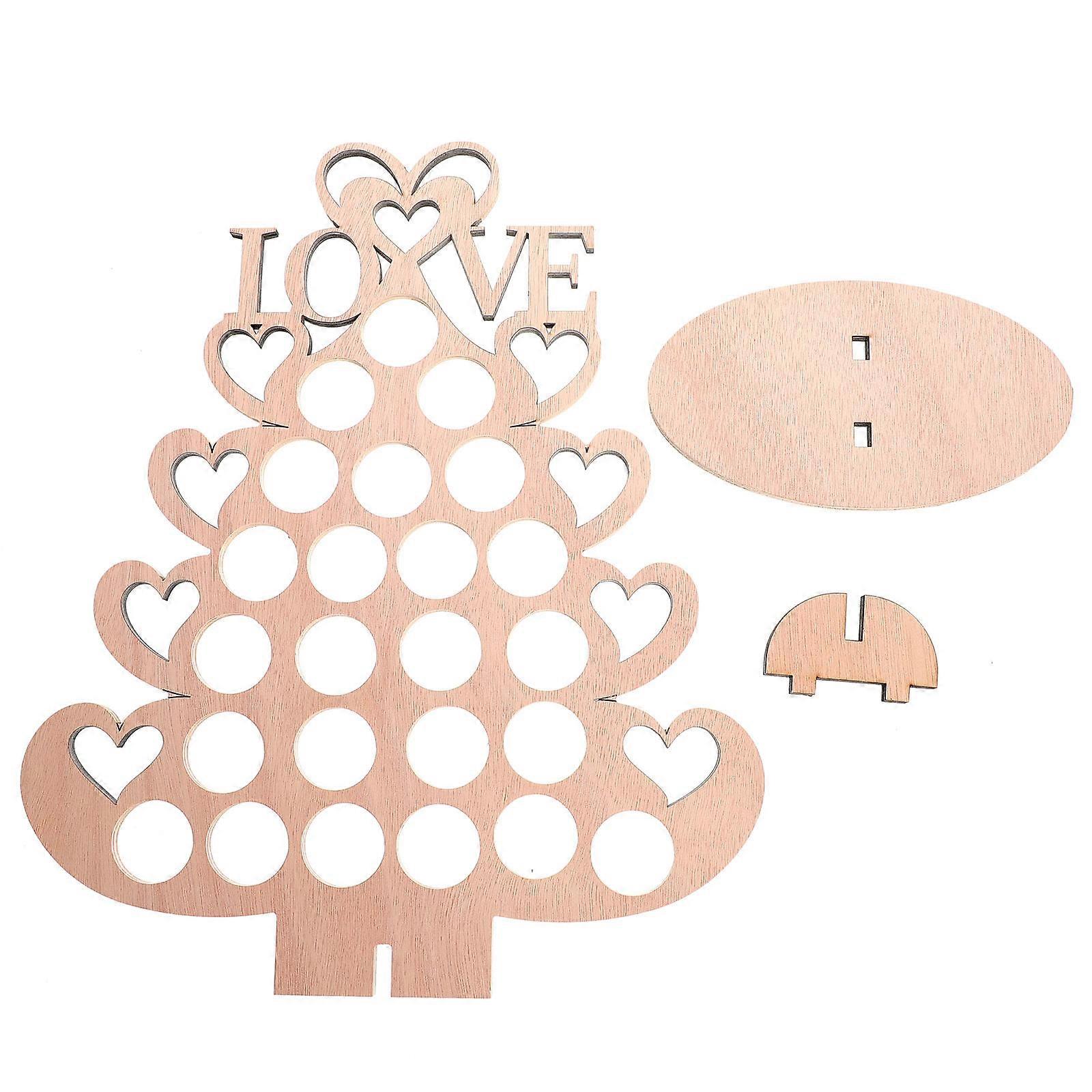 Stand for Decor Khaki Synthetic Material Multilayer Design