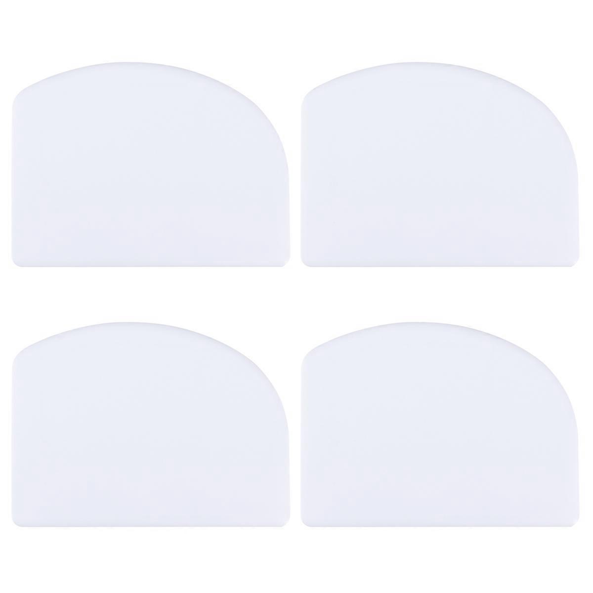 4pcs White PP Material Cake for Baking Use Multifunctional Kitchen Gadget Suitable