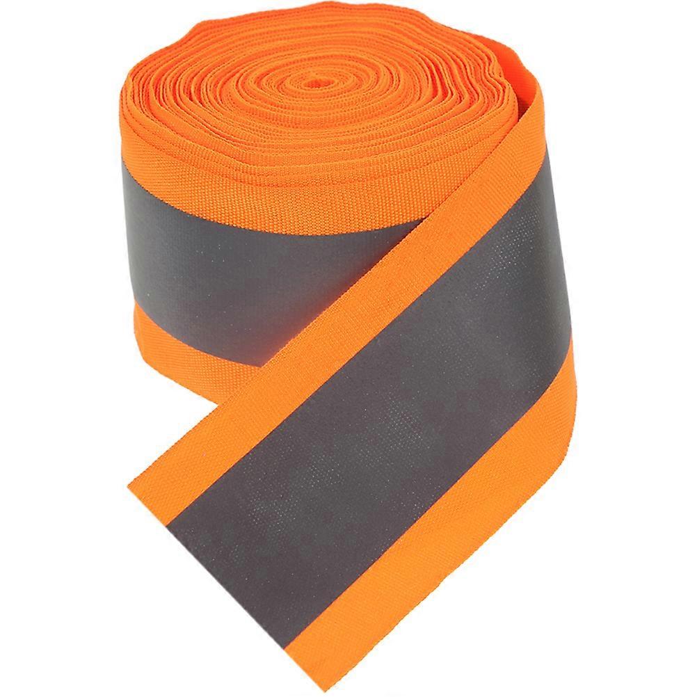 Fluorescent Reflective Safety Fabric Strip Multi Use Sew On Webbing for High Visibility Clothing, Outdoor Gear & Accessories Weatherproof & Easy