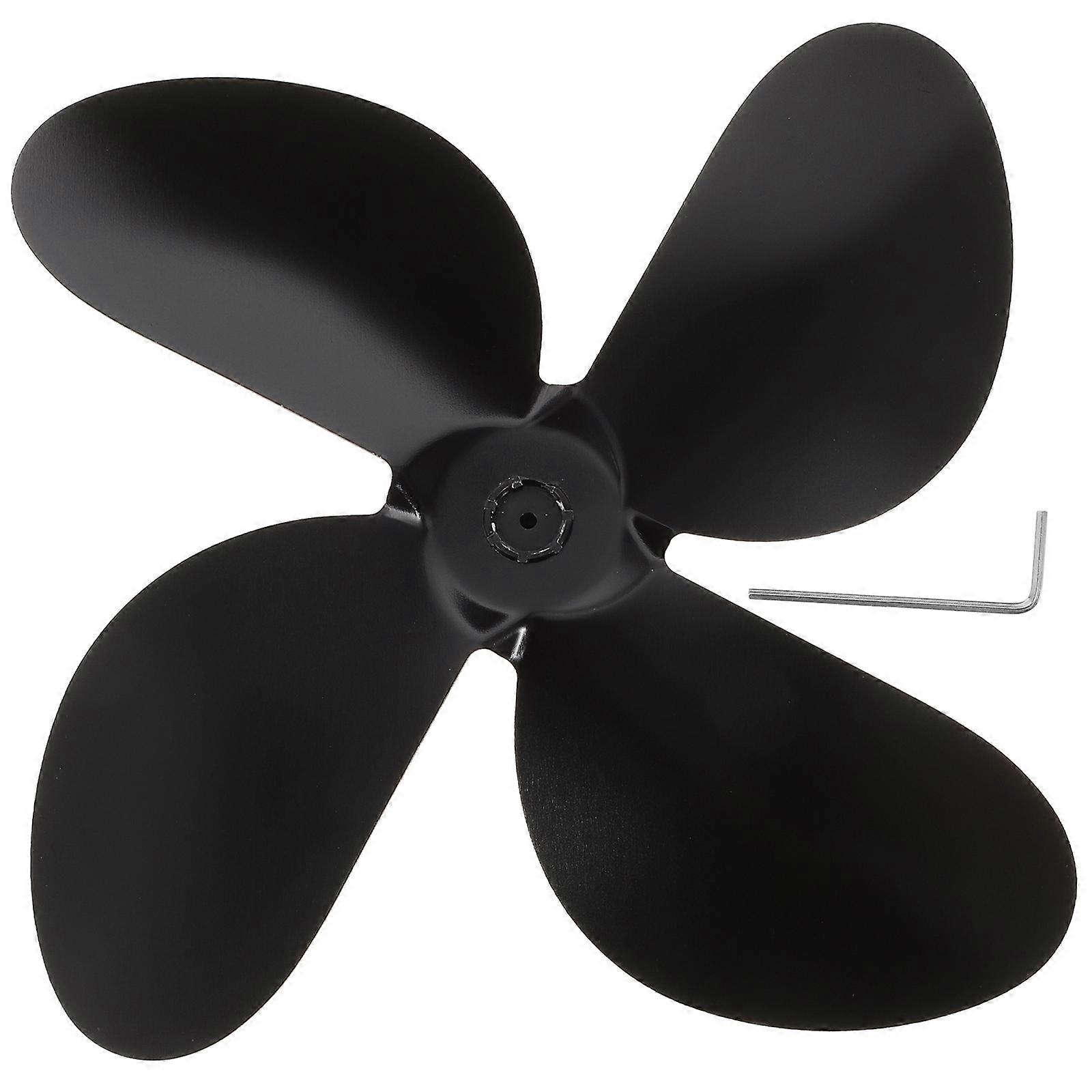 Aluminum Alloy Fireplace Fan for Wood Burning Stoves – Efficient Heat Distribution, Compatible with Multiple Stove Types