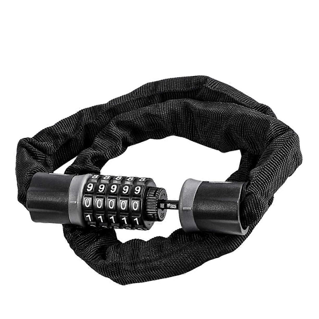 Bicycle Lock Alloy Steel Keyless Coded Security Lock Black Bike And Motorcycle Padlock