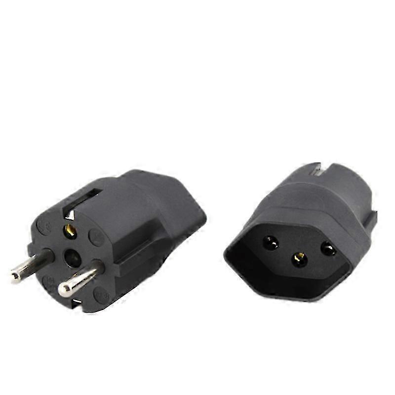 Multi-Purpose Power Plug Adapter, Travel Plug, Swiss to European Standard, Electrical Outlet, EU Plug