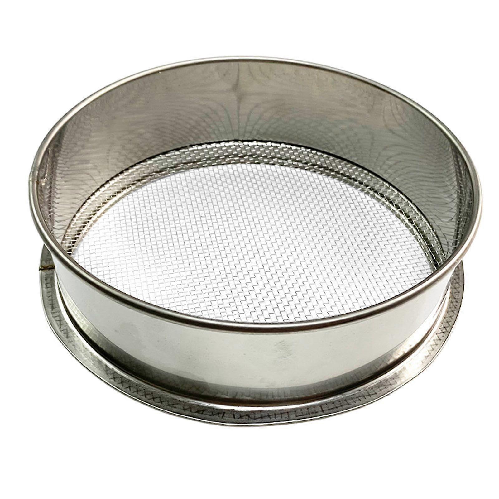 Metal Garden Sieve 30cm Round Soil Sieve 3mm Aperture 8 Mesh Compost Sieve Model PN1X96VHFE5PKSQGUT