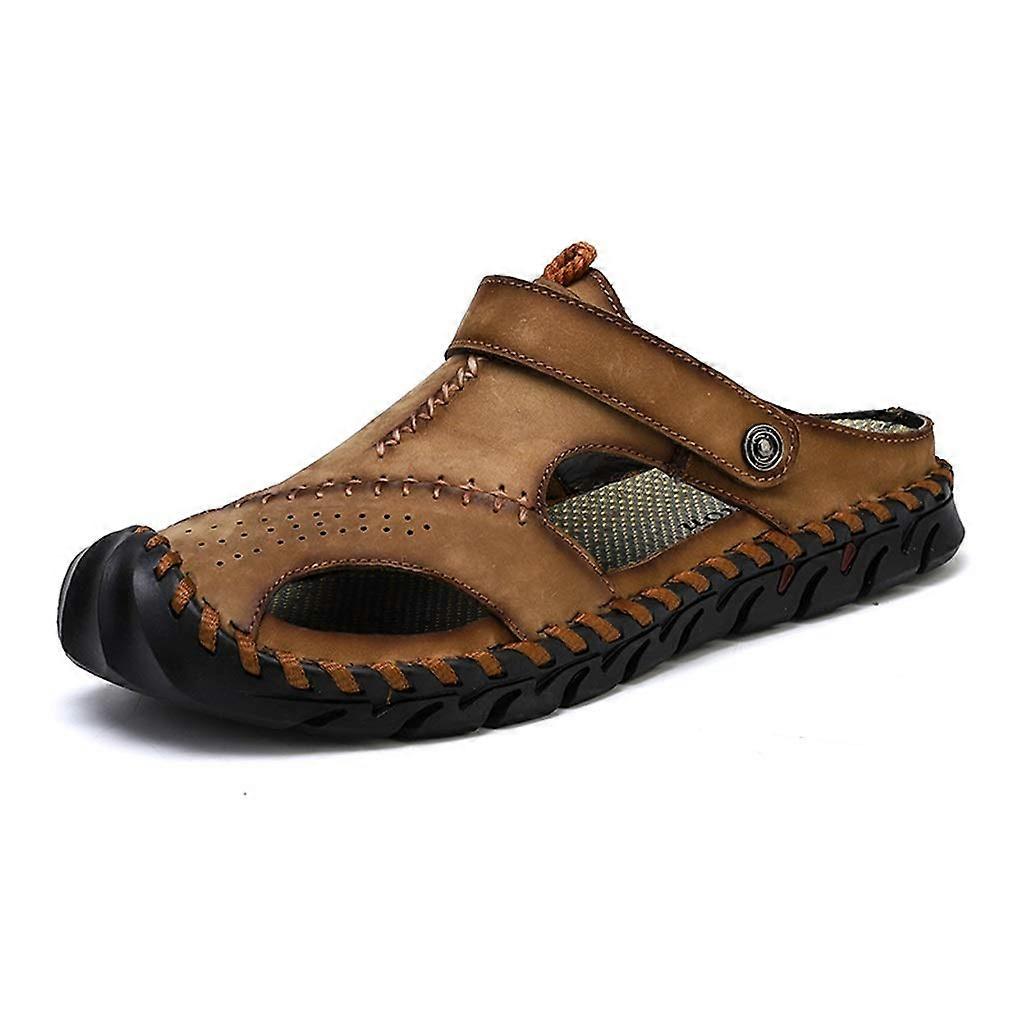 Men Sandals Large Size Summer Casual Beach Slippers Breathable Outdoor Shoes Size 44Code B 44Code